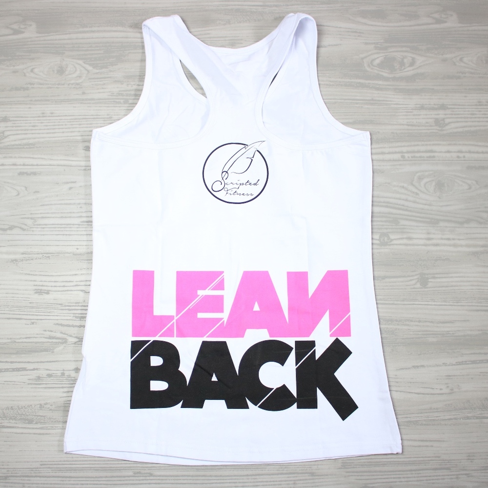 Scripted Fitness Graphic Workout Tank White Size S